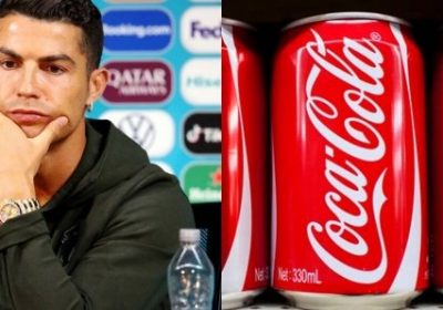EURO 2021 : Cristiano Ronaldo fait la promotion de l’eau, Coca-Cola perd 4 milliards de dollars