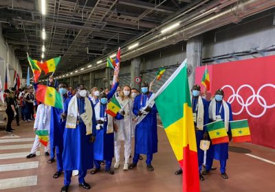JO de Tokyo-Cérémonie d’ouverture : le défilé de la délégation sénégalaise (Images)