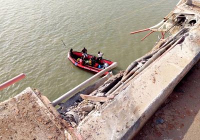 Drame à Ziguinchor : Un camion écrase les barrières du pont Émile Badiane et tombe dans le fleuve