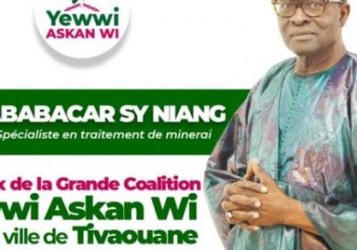 Élections Locales – Tivaouane : La coalition YAW investit son candidat Sidy Ababacar Sy Niang