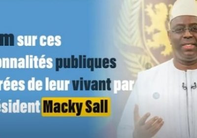 [Vidéo] Personnalités publiques honorées de leur vivant par le président Macky Sall