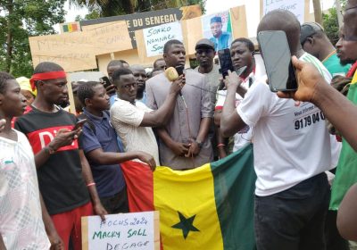 Mali : Manifestation de Me Ngagne Demba Touré et Cie devant l’Ambassade du Sénégal à Bamako (Photos)