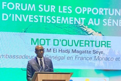 « El Hadji Magatte SEYE, ambassadeur du Sénégal à Paris, invite les Français à choisir de rester. »