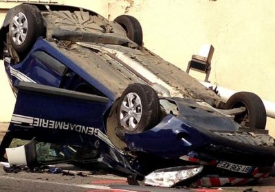 Tamba: Violent accident d’un véhicule de la gendarmerie