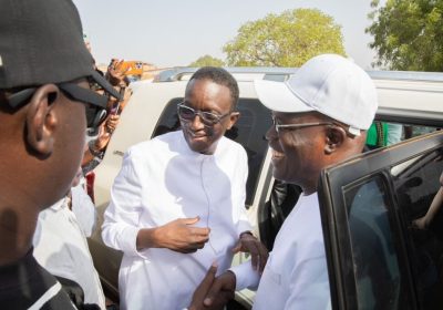 Campagne présidentielle 2024 : Rencontre entre Amadou Ba et Khalifa Sall sur la route de Vélingara et le message de paix (images)